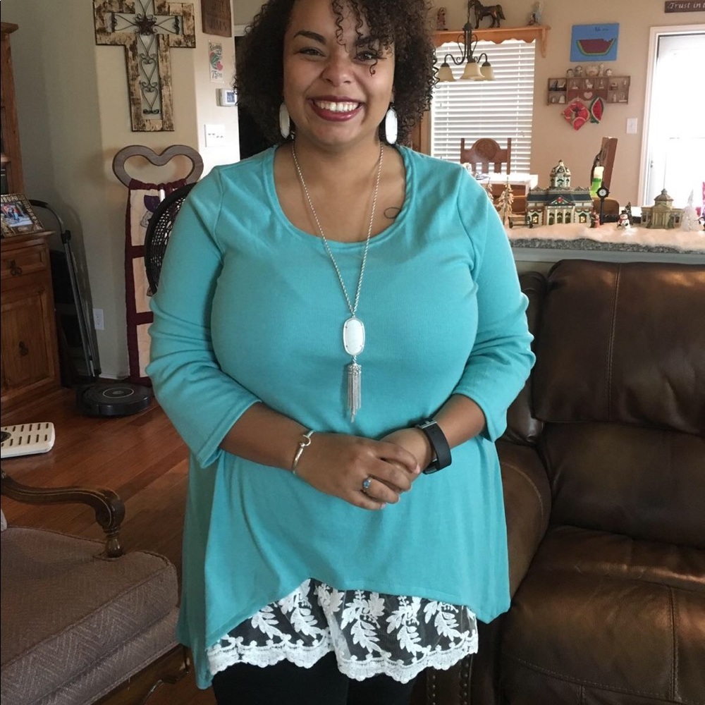 Super cute teal tunic from boutique!